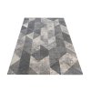Sivý koberec s geometrickým vzorom Vista 01
