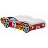 Detská posteľ  Autíčko CORVETTA 160x80 červená