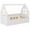 Detská posteľ DOMEK 160x80 (vľavo) + matrac