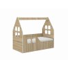 Detská posteľ DOMEK SONOMA 140x70 (vľavo)
