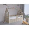Detská posteľ DOMEK SONOMA 160x80 (pravá)