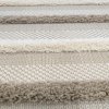 Krémový pruhovaný koberec Deli 03