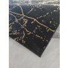 Koberec Elite 4355 BLACK GOLD – čierny obdĺžnikový