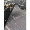 Koberec Elite 4355 BLACK GOLD – čierny obdĺžnikový