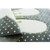 Koberec Smart Kids 22414 GREY – sivý obdĺžnikový