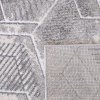 Sivý geometrický koberec Enigma 04