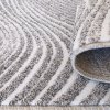 Sivý pruhovaný koberec Enigma 06