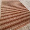 Červený pruhovaný koberec Saloon TERRA