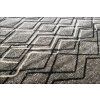 Sivý moderný koberec Rio 166-D.Grey-D.Grey s geometrickým vzorom