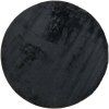 Okrúhly Čierny koberec Plush Deluxe