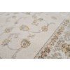 Béžový moderný koberec Osman Kvietky