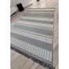 Sivo-béžový pruhovaný koberec Boho 878-S