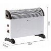 Konvekčný radiátor 2000 W, 58 x 13,5 x 39 cm