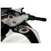 BMW R1200 Policajná batéria Motocykel biela