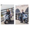 BMW R1200 Policajná batéria Motocykel biela