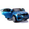BMW X6M Modré lakované auto na batérie