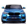 BMW X6M Modré lakované auto na batérie