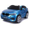 BMW X6M Modré lakované auto na batérie