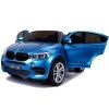 BMW X6M Modré lakované auto na batérie