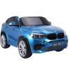 BMW X6M Modré lakované auto na batérie