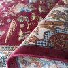 Hodvábny exkluzívny koberec Qum Silk 10 - červená