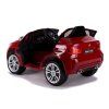 Elektrické auto BMW X6 SUV červené lakované LED MP3