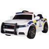 Policajné auto na batérie biele