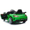 Elektrické autíčko Mercedes GTR zelené, LED, MP3