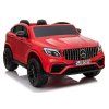 Elektrické autíčko Mercedes GLC 63S LED MP3 červené