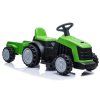 TR1908T Batériový traktor s prívesom zelený