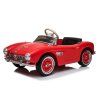 BMW Retro červené auto na batérie, maľované