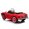 BMW Retro červené auto na batérie, maľované