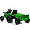 Batériový traktor s prívesom CH9959 zelený