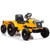 Batériový traktor s prívesom CH9959 Yellow