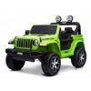 Jeep Rubicon 4x4 batéria auto zelená