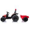 Batériový traktor s prívesom HZB-200 červený
