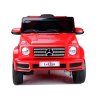 Mercedes G500 batérie auto červená