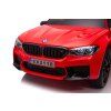 BMW M5 batériové auto s rodičovskou platformou Červená farba