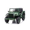 Elektrické autíčko na akumulátor JH-103 armádne zelené 4x4