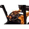 JCB akumulátorové rýpadlo s lyžicou žlté
