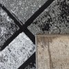 Sivo-čierny koberec s geometrickým vzorom Soho 15