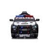 Dodge Charger Policajné auto na batérie biela a čierna