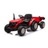 HC-306 Červený batériový traktor s 24V prívesom