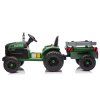 CH9959B Batériový traktor s prívesom Tmavo zelená 24V