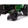 CH9959B Batériový traktor s prívesom Tmavo zelená 24V
