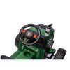CH9959B Batériový traktor s prívesom Tmavo zelená 24V