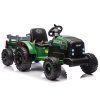 CH9959B Batériový traktor s prívesom Tmavo zelená 24V