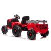 CH9959B Batériový traktor s prívesom červený 24V