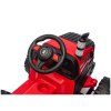CH9959B Batériový traktor s prívesom červený 24V