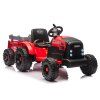 CH9959B Batériový traktor s prívesom červený 24V